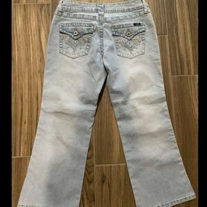 Vintage Angels Crop denim capri Jeans pants Capris Sz 9 Womens Cropped